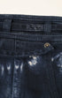 Women's Ulla Johnson Apollo Tie-Dyed Tapered Jeans in Blue Cotton