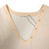 Women's Ulla Johnson Pia Knitted Puffed Sleeve Blouse in Cream Cotton