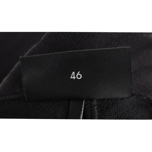 Men's Giorgio Armani Textured Single-Breasted Blazer in Black Polyester
