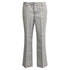 Women's Zadig & Voltaire Plaid Bootcut Trousers in Grey Wool