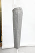 Women's Zadig & Voltaire Plaid Bootcut Trousers in Grey Wool