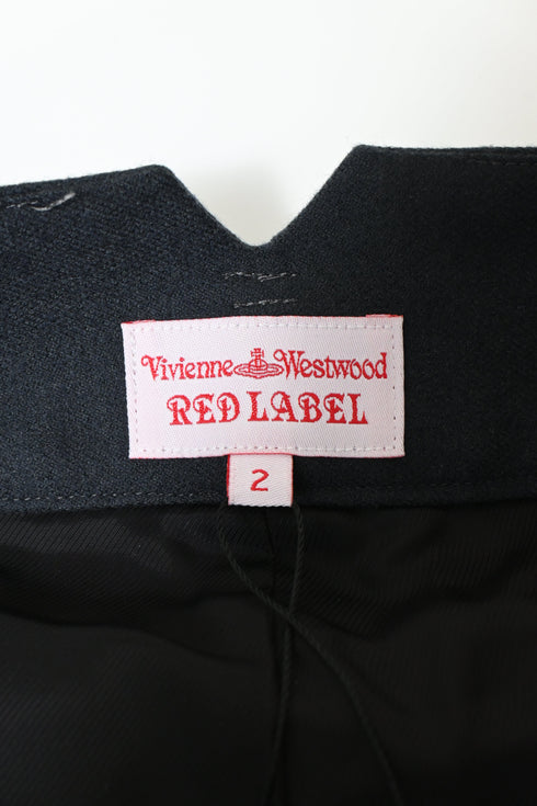 Women's Vivienne Westwood Tapered Trousers in Black Wool