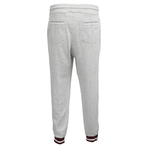 Men's Brunello Cucinelli Drawstring Sweatpants in Grey Cotton