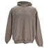 Men's Fear of God Essentials Hoodie in Brown Cotton