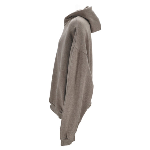 Men's Fear of God Essentials Hoodie in Brown Cotton
