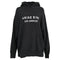 Women's Anine Bing Alto Logo Hoodie in Black Cotton