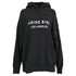 Women's Anine Bing Alto Logo Hoodie in Black Cotton