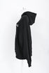 Women's Anine Bing Alto Logo Hoodie in Black Cotton