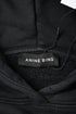 Women's Anine Bing Alto Logo Hoodie in Black Cotton