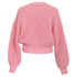 Women's Iro Uberta Oversized Ribbed Cardigan In Pink Polyester