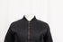 Women's Balenciaga Shrunk Bomber Jacket in Black Polyamide