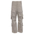 Men's Balenciaga Flared Cargo Pants in Beige Cotton