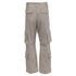 Men's Balenciaga Flared Cargo Pants in Beige Cotton