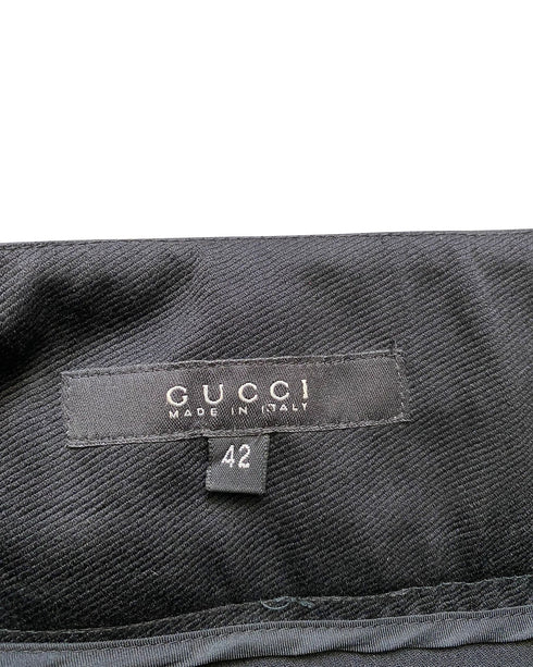 Women's Gucci 2015 Re-Edition Pants in Black Mohair Wool