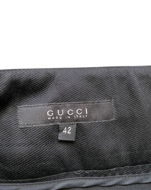 Women's Gucci 2015 Re-Edition Pants in Black Mohair Wool