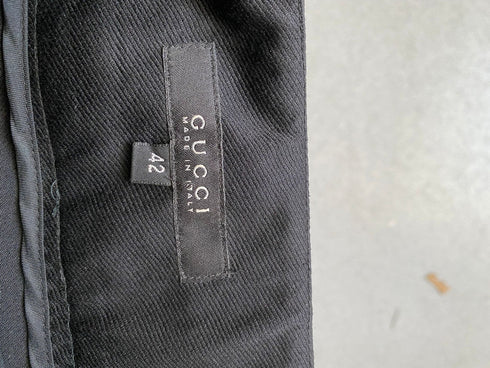 Women's Gucci 2015 Re-Edition Pants in Black Mohair Wool