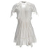 Women's Iro Balco Lace-Trimmed Jacquard Mini Dress In White Linen