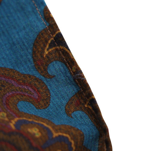 Men's Etro Paisley Print Shirt in Multicolor Cotton