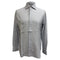 Men's Ermenegildo Zegna Patterned Button-Down Shirt in White Cotton