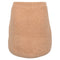Women's Ba&Sh Fur-Accent Mini Skirt in Beige Wool