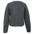 Women's Ba&Sh Harry Pocket Button-Down Cardigan in Grey Wool