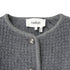 Women's Ba&Sh Harry Pocket Button-Down Cardigan in Grey Wool