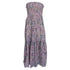Women's Ba&Sh Piala Floral-Print Smocking Midi Dress in Multicolor Cotton