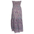 Women's Ba&Sh Piala Floral-Print Smocking Midi Dress in Multicolor Cotton