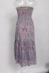 Women's Ba&Sh Piala Floral-Print Smocking Midi Dress in Multicolor Cotton