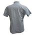 Men's Z Zegna Printed Button-Down Short Sleeve Shirt in Blue Cotton