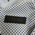 Men's Z Zegna Printed Button-Down Short Sleeve Shirt in Blue Cotton