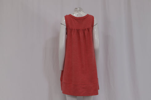 Women's Marc Jacobs Brown Sleeveless Dress in Red Wool