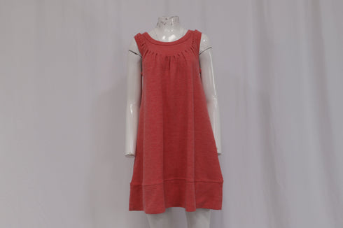 Women's Marc Jacobs Brown Sleeveless Dress in Red Wool