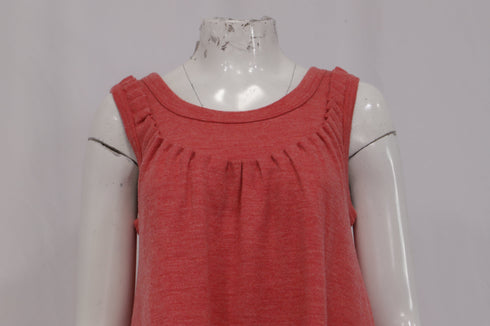 Women's Marc Jacobs Brown Sleeveless Dress in Red Wool