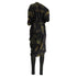 Women's Lanvin Palm Leaf-Print Dress and Leggings Set in Olive Polyamide