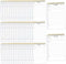 (50-Pack) To Do List Notepad - A5 Undated Daily Planner, 2500 Sheets/5000 Pages To Do List Notebook for Work, Spiral Waterproof Notepad for Office Supplies, School Planner, 5.8 x 8.3