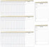 (50-Pack) To Do List Notepad - A5 Undated Daily Planner, 2500 Sheets/5000 Pages To Do List Notebook for Work, Spiral Waterproof Notepad for Office Supplies, School Planner, 5.8 x 8.3