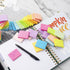 (50 Pads) Sticky Notes 1.5x2, 10 Colors Self Sticky Notes, Sticky Pads, Recyclable, Self-Stick Pads, Easy to Stick for Home, Office, Notebook