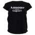 Women's Zadig & Voltaire Skinny Amour Toujours T-Shirt in Black Cotton