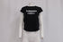 Women's Zadig & Voltaire Skinny Amour Toujours T-Shirt in Black Cotton
