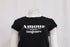 Women's Zadig & Voltaire Skinny Amour Toujours T-Shirt in Black Cotton