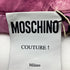Women's Moschino Couture Printed Skirt in Pink Cotton