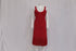 Women's Herve Leger Bandage Pleated Midi Dress in Burgundy Rayon