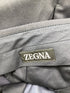 Men's Zegna Mid-Rise Tailored Trousers in Black Wool