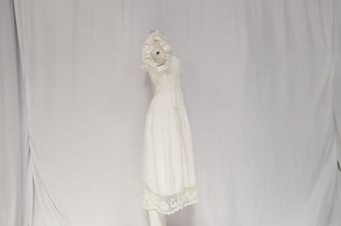 Women's Ulla Johnson Leona Midi Dress in White Linen