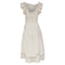 Women's Ulla Johnson Leona Midi Dress in White Linen