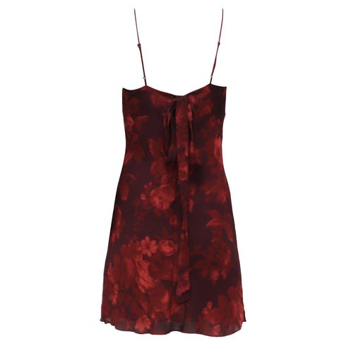 Women's Reformation Iryna Mini Dress in Burgundy Viscose