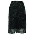 Women's Reformation Blanca Sequined Midi Skirt in Green Nylon