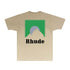 Rhude T-shirts Printed Trendy Pure Cotton