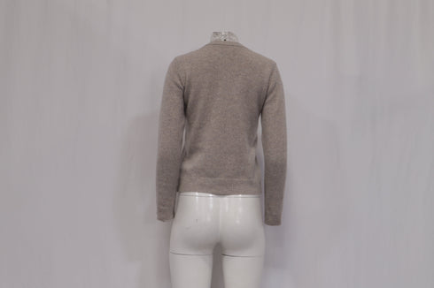 Women's Zadig & Voltaire Amour Knitted Sweater in Beige Cashmere